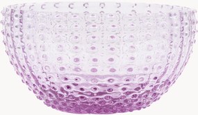 Ciotola in vetro soffiato Hobnail