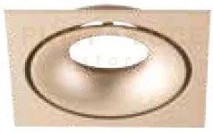 Gibo' faretto gu10  ip20 da incasso oro 10x10cm