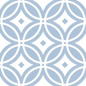 Piastrelle in LTV PVC autoadesive da pavimento parete Set 22 pz 2 mt2 30x30 effetto maiolica Capri