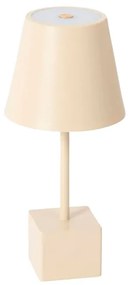 Janea Cube Portable Lampada da Tavolo Dim. IP54 Beige - Lindby