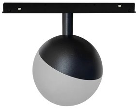 Sfera LED 7W Magnetica, CCT, Angolo 180°, Nera - OSRAM LED Colore Bianco Variabile CCT