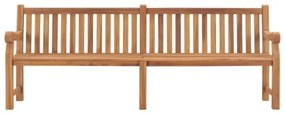 Panca da Giardino 228 cm in Legno Massello di Teak