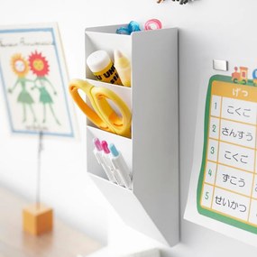 Organizer bianco in metallo per cancelleria Tower – YAMAZAKI