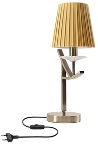 Lampada da tavolo VITORIA 1xE14/40W/230V gialla/ottone