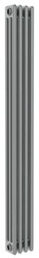 Radiatore acqua calda Comby in acciaio 3 colonne, 4 elementi, interasse 1935 mm, grigio