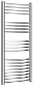 Termoarredo bagno scaldasalviette 60x120 cromo curvo interasse 55 cm