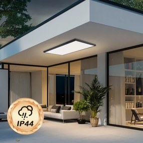 Brilagi - Plafoniera da bagno FRAME LED/96W/230V 120x60 cm IP44 nera