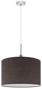 Eglo - Lampadario LED a sospensione con filo TUNJA 1xE27/60W/230V marrone