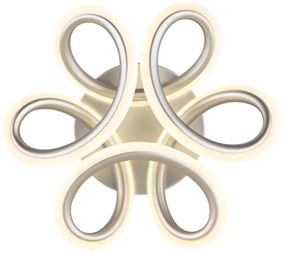 Globo 67386-24S - Lampada LED da soffitto MELISAND 24W/230V pr. 26 cm cromo opac