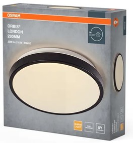 Osram - Plafoniera LED ORBIS LONDON LED/16W/230V Ø 28 cm nera