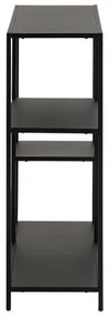 Console di design in metallo nero L80 cm PODIUM