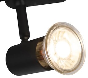 Faretto a binario trifase nero - Jeany