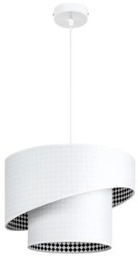 Lampadario su filo LORI 1×E27/60W/230V bianco