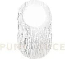 Applique a parete led hockey bianco in metallo e alluminio 6w 700lm...