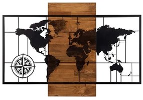 Decorazione da parete 58x85 cm legno/metallo