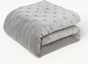 Copriletto trapuntato in velluto Cheryl