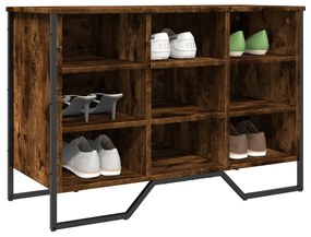 Scarpiera Rovere Fumo 90x38x61,5 Cm İn Truciolato /