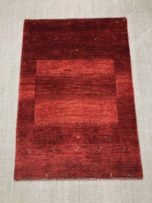 Loribaft Tappeto 110x80 Rosso (Iran) Annodato A Mano