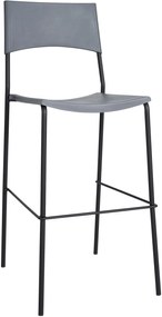 Sgabello Genua Nero Impilabile: Eleganza E Funzionalità / Grau