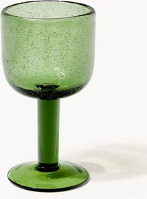 Set di 4 bicchieri da vino in vetro soffiato con bolle d'aria Hippolyte