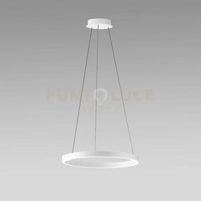 Criseide s/g - lampadario a sospensione bianca 1  luce led 3000k 43...