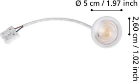 Eglo 902338 - Modulo LED dimmerabile per esterni PUCK LED/4,8W/230V 2700/4000/6500K IP44