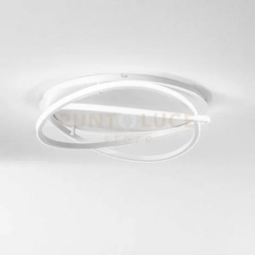 Atia p/m - lampadario a soffitto bianco a led 3000k 2800lm 50w in a...