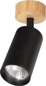 Brilagi - Faretto SELE 1xGU10/30W/230V nero/finitura rovere
