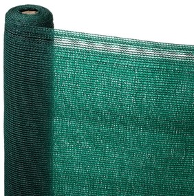 Rete ombreggiante in Polietilene alta densità NATERIAL L 10 x H 1.5 m verde