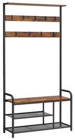 Appendiabiti a piantana NAVOR marrone/nero