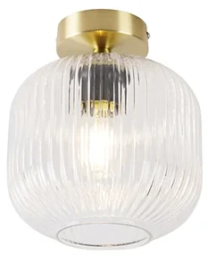 Lampadario Art Déco in ottone - Karel