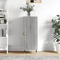 Credenza Grigio Sonoma 34,5x34x90 cm in Legno Multistrato 828522