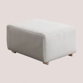 Moduli divano in tessuto Robert Beige Crema & Chiase Longue - Sklum