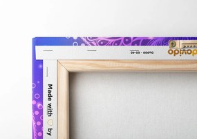 Quadro su tela – Mandala indiana con sfondo galattico