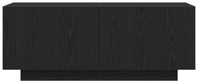 Comodino  nero rovere cm legno ingegnerizzato