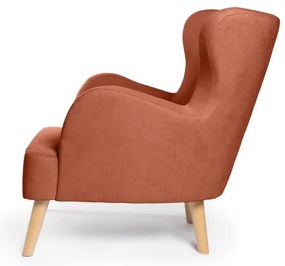 Poltrona in colore mattone Noemye - Bonami Essentials