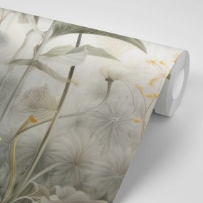 Carta da parati – Fiori avvolti dalla natura