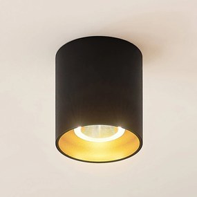 Faretto a soffitto LED Zaki Arcchio, dimmerabile, Nero, Corridoio, Alluminio, Moderno, Plafoniera LED