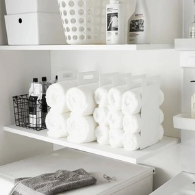 Set di stand portasciugamani bianchi in metallo 2 pz Tower – YAMAZAKI