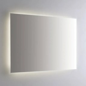 Specchiera retroilluminata LED 100x70 reversibile sabbiatura perimetrale 1 cm