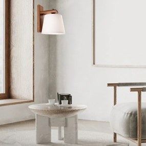 Lampada da parete 1xE27/60W/230V rovere