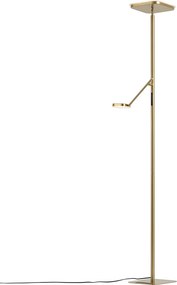 Lampada da terra moderna in ottone con LED dimmerabile - Divana