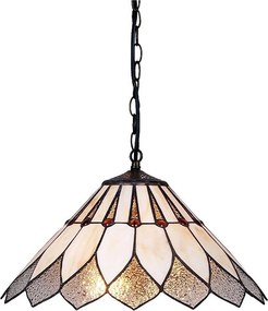 Prezent 217 - Lampadario a catena TIFFANY 2xE27/60W/230V