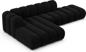 Divano angolare antracite ad angolo sinistro Lupine - Micadoni Home