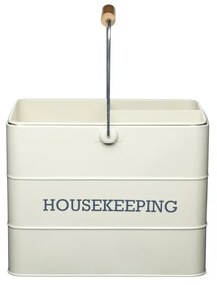 Supporto in crema per prodotti di pulizia Living Nostalgia - Kitchen Craft