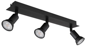 Globo 57998-3 - Faretto DREW 3xGU10/35W/230V nero