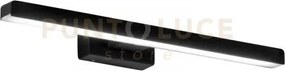 Applique da specchio led lancer nera in metallo 4000k 1110lm 10w 4...