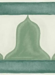 Cole & Son Carta da parati Zellige Border - Olive