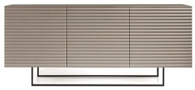 Madia 3 ante in legno 180 cm Tortora - ARISA piedini sagomati