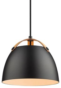 Oslo Lampada a Sospensione Ø24 Nero/Quercia - Halo Design